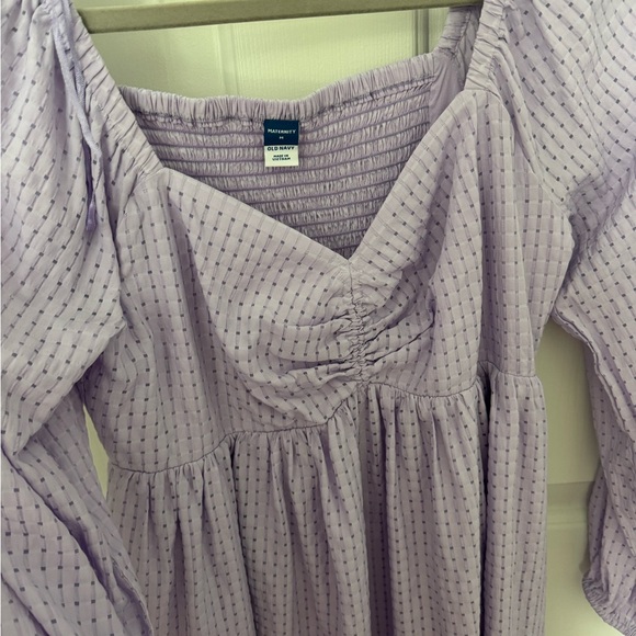 Old Navy Lavender Maternity Blouse - Picture 1 of 2